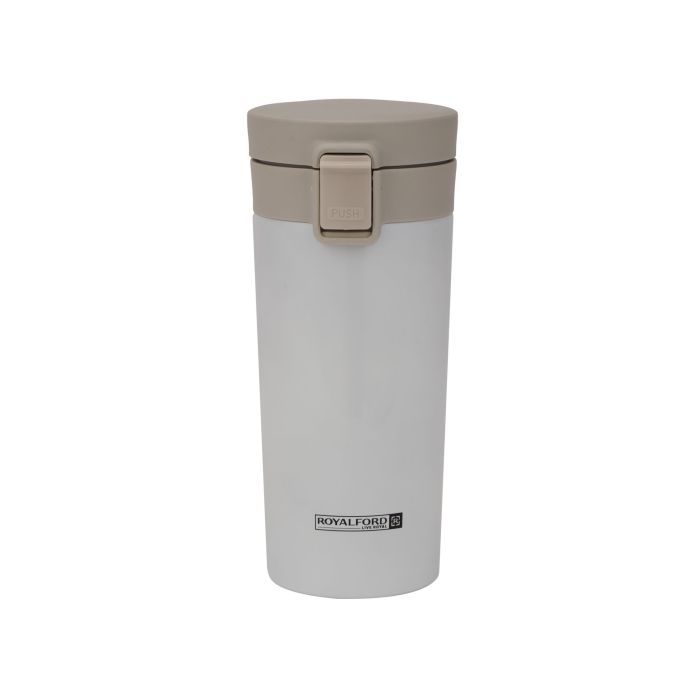 Royalford 380 ML / 12.8oz Stainless Steel Vacuum Tumbler- RF11247| High-Quality Vacuum Insulation Preserves The Flavor And Freshness| Portable, Leak-Resistant And Light-Weight| Suitable For Indoor And