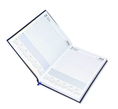 FIS Diary 2024 (English) Blue, A4 - FSDI42EN24BL