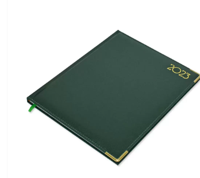 FIS Executive Diary 2023 English/French (1-Week at a glance) Green - FSDI35E23GR