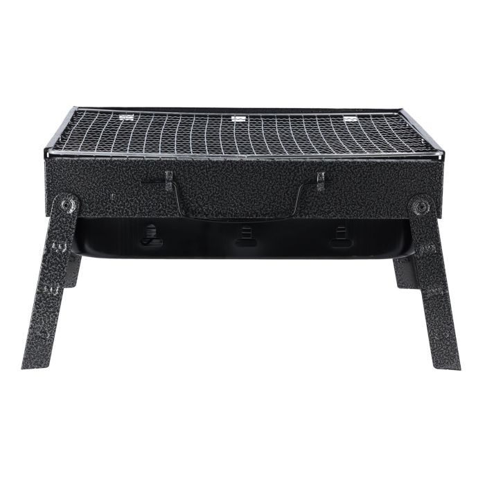 Barbecue Stand With Grill, RF10357 - Foldable Barbecue Charcoal Grill, Folding Tabletop Kabab Smoker Grill For Outdoor Camping, Durable Iron