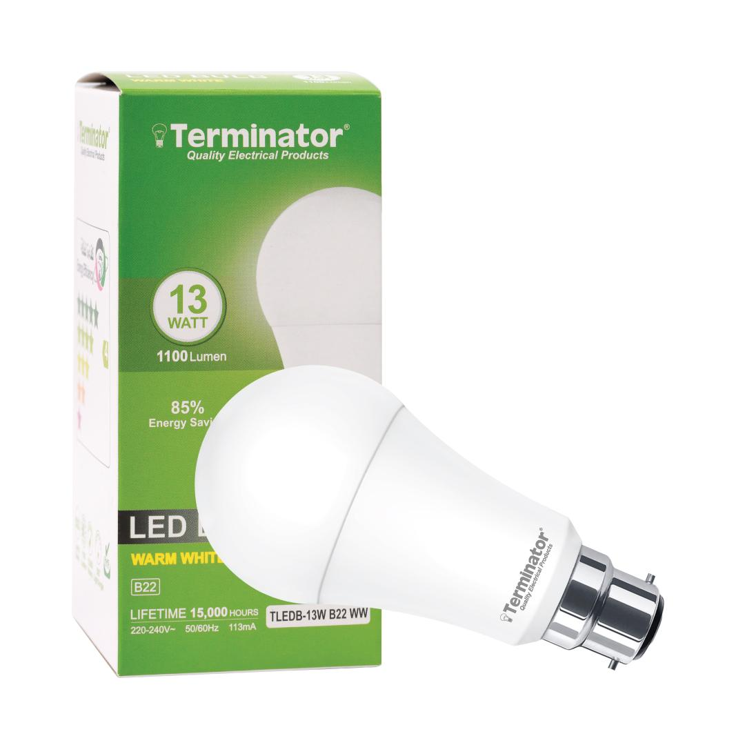LED Bulb 13W Warm White B22