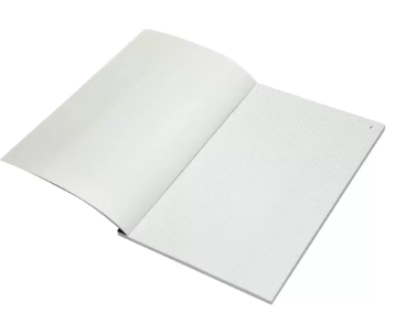 FIS French Duplicate Book, 5 mm Square, 50 Sets, A4 Size - FSDUA450F