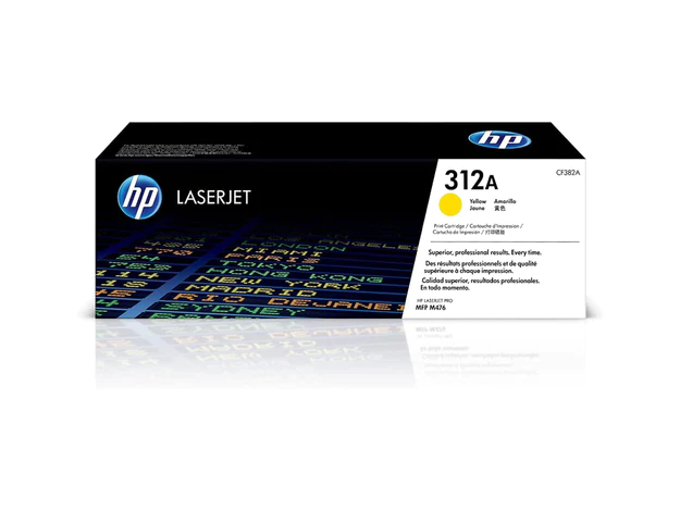 HP 312A Yellow Original LaserJet Toner Cartridge (CF382A)