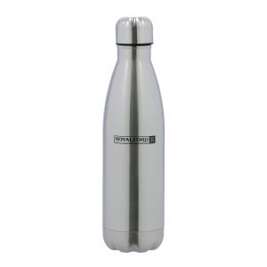 Royalford 750Ml Vacuum Bottle Water Bottle - Stainless Steel - Silver