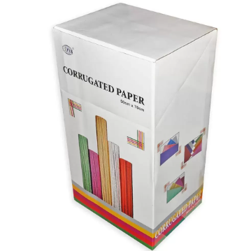 48-Piece FIS Corrugated Paper Roll 50X70cm - FSPA50X70COR