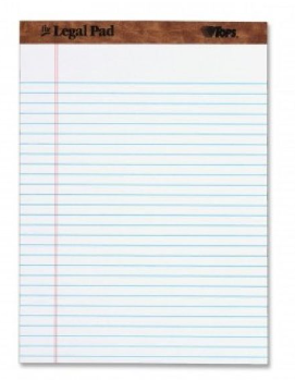 FIS LEGAL PAD A5 WHITE