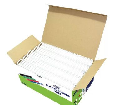 FIS 38 mm Plastic Binding Rings 340 Sheets - FSBD38WH