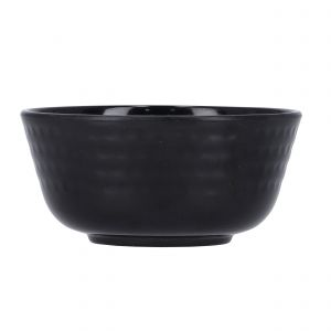 Royalford 45"Biza Round Bowl - Melamine - Black