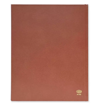 FIS Executive Diary 2024 Arabic/English/French (1-Week at a glance) Vinyl, 1-Side Padded, Cover, Brown - FSDI34AE24BR