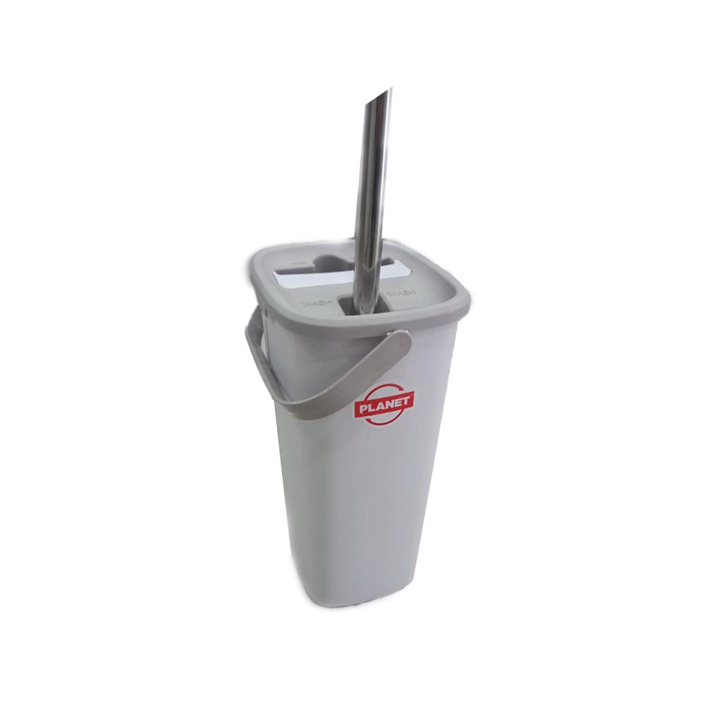 Squeeze mop with bucket combo