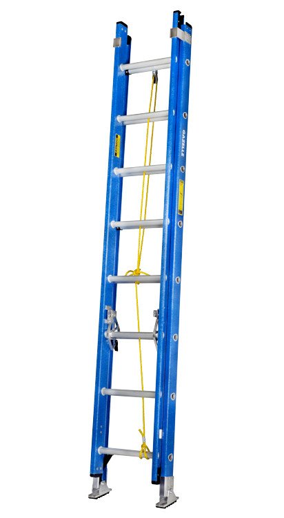 GAZELLE G3516 16FT FIBERGLASS DOUBLE EXTENSION LADDER (4.8M)