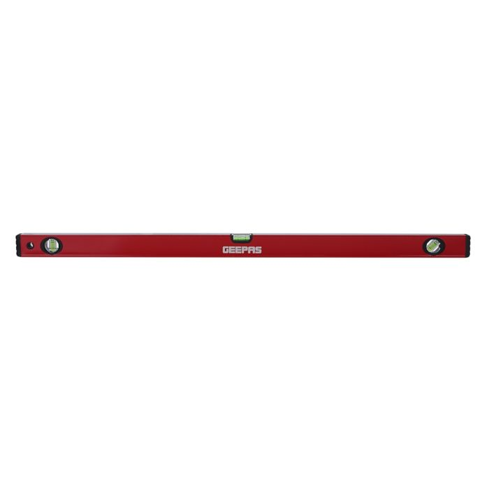 Geepas 40’’ Spirit Level - Small, Unbreakable Heavy-Duty Magnetic Torpedo Level With 3 Level Bubbles - Shock Resistant - Pocket Size, Hanging Hole - Scaffold Level For Builders & Construction Site