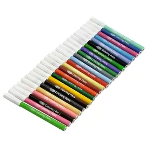 FIS Coloring Pens, 20 Pcs, Assorted Colors - FSFP20C