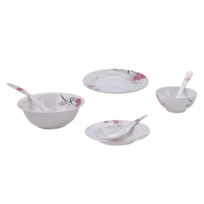 Royalford RF6719 Melamine Ware Dinner Set, 45 Pcs