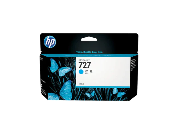 HP 727 130-ml Cyan DesignJet Ink Cartridge B3P19A