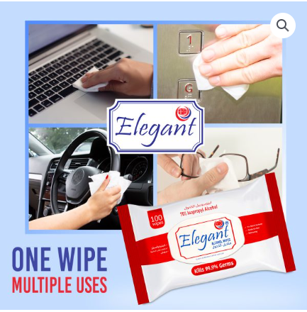 100 Pieces IPA Wipes