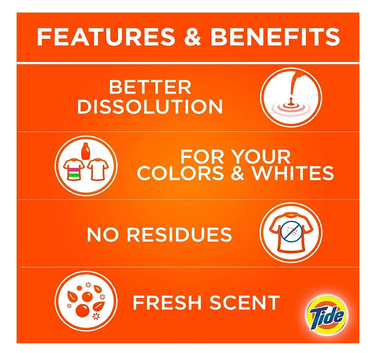 Tide Automatic Power Gel, Rose Blossom Scent, 1.8L