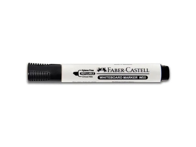 Faber Castell Whiteboard Marker, Chisel Tip, Black