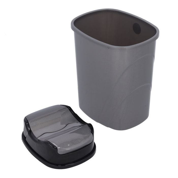 Plastic Dust Bin | Wet/Dry Garbage Bin With Lid | 15L