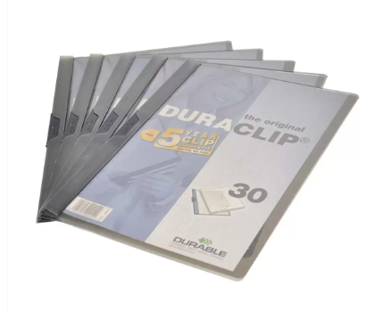 25-Piece Durable Plastic Files Durable Smoky Colour - DUPG2202