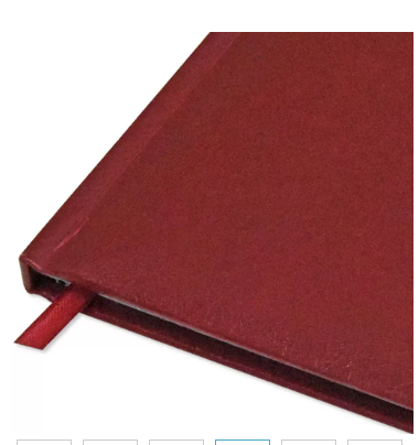 FIS A5 Diary 2024 English (1-Week at a glance) Maroon - FSDI78E24MR