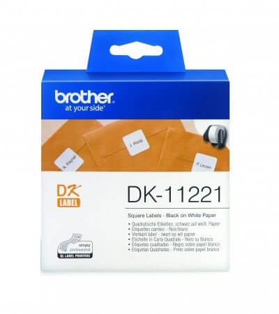 Brother DK-11221 Square Label - 23 x 23mm