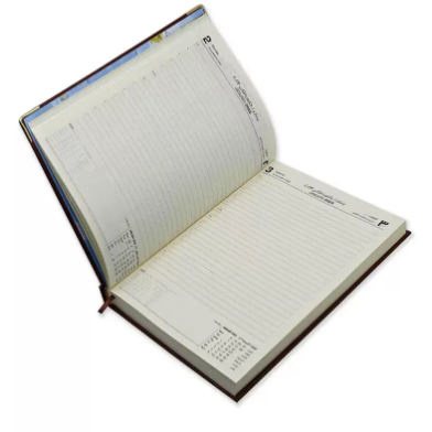 FIS Executive Diary 2023 (Arabic/English) Bonded Leather, Cover Brown - FSDI88AEB23BR