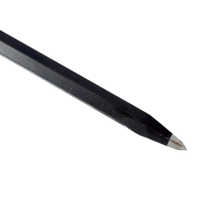 Pointed Chisel With Grip-12"