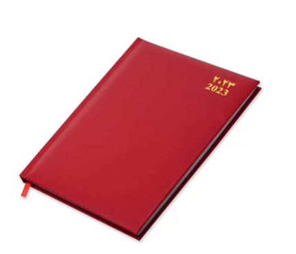 FIS A5 Diary 2023 (Arabic/English) (1-Week at a glance) Red - FSDI78AEV23RE
