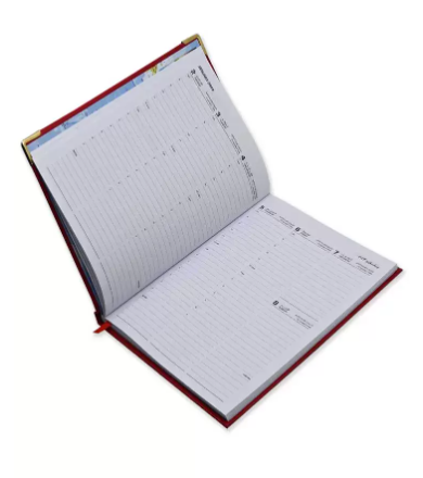 FIS A5 Diary 2023 (Arabic/English) (1-Week at a glance) Red - FSDI78AE23RE