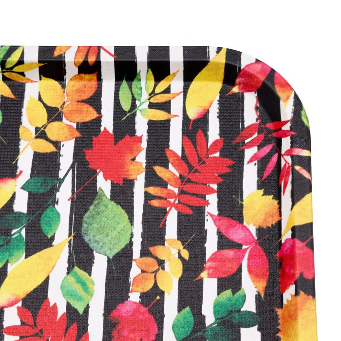 Royalford 42X30 CM Rectangle Leather Tray- RF11267| Elegant And Sleek Design With Durable And Long-Lasting Construction| Ideal For Serving Drink And As A Dcor Piece| Multi-Color