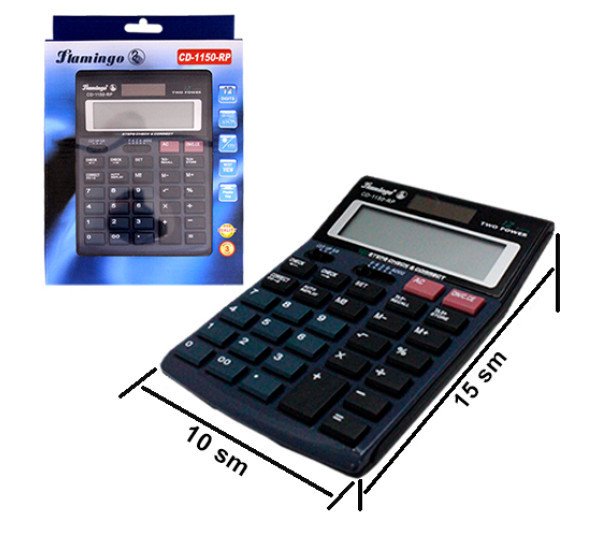 Flamingo Electronic Calculator CD-1150-RP