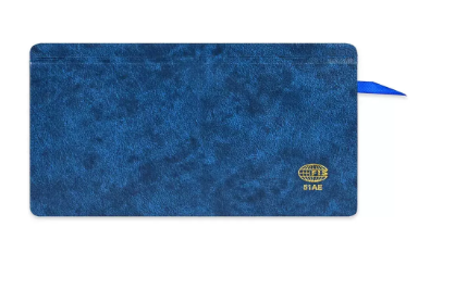 FIS 2024 Slim Arabic English Diary Vinyl Hard Cover Blue -FSDI51AE24BL