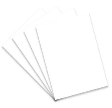100-Piece FIS Bristol Board, 50x70cm,180GSM, White - FSBI1805070WH