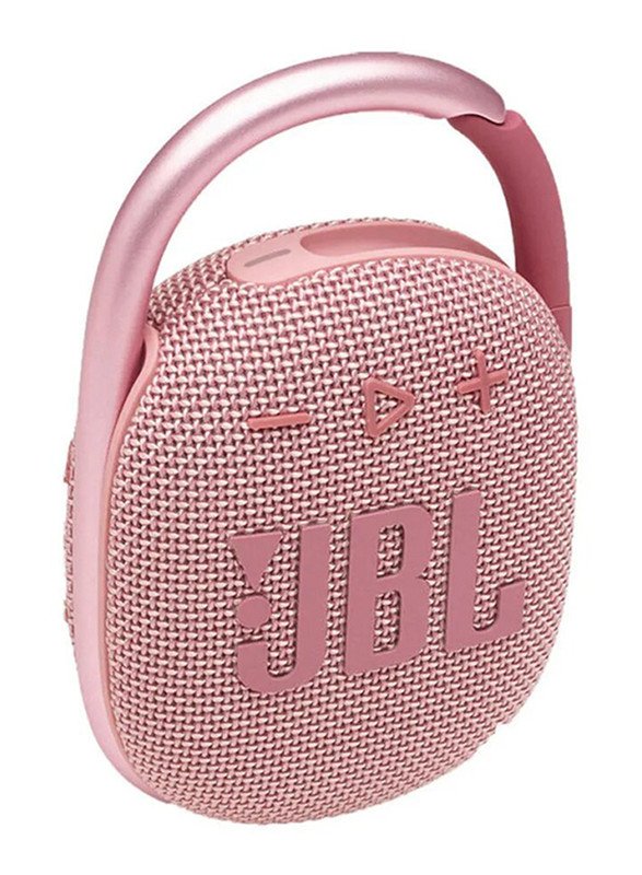 JBL Clip 4 Portable Wireless Speaker - Pink