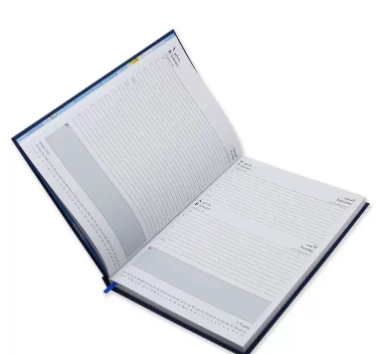 FIS A4 Diary 2023 Arabic/English (Saturday & Sunday Combined) Blue - FSDI47AE23BL