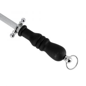 Royalford 9" Knife Sharpening Rod - Stainless Steel - Silver