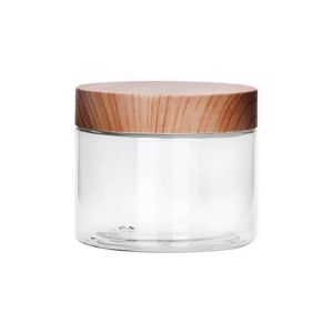 Royalford Round Air Tight Pet Jar - Plastic - Clear - 250 ML
