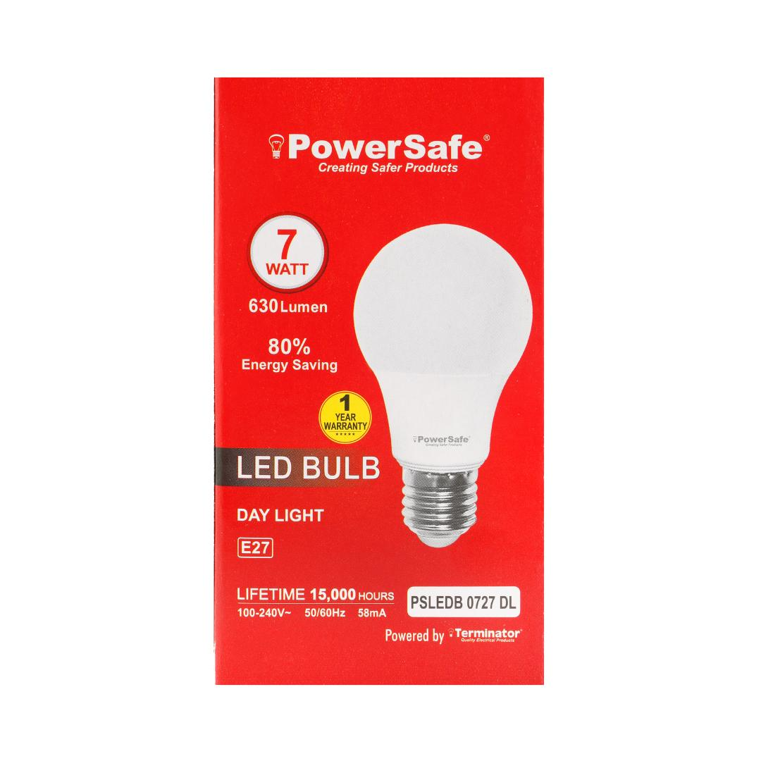 PowerSafe brand 7W LED Bulb E27 – Day Light