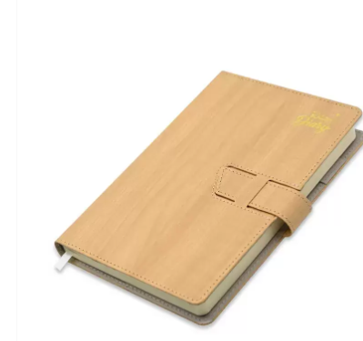 Fis 2023 A5 Diary Arabic English Vinyl Hard Sewn Cover Light Brown -FSDI80AE23LBR