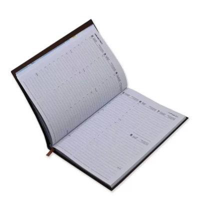 FIS A5 Diary 2023 (Arabic/English) (1-Week at a glance) Brown - FSDI78AEPV23BR