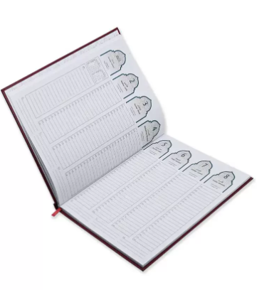 FIS 2023 Executive Diary (Arabic/English/French) Vinyl Hard Cover Black - FSDI89AEF23MR