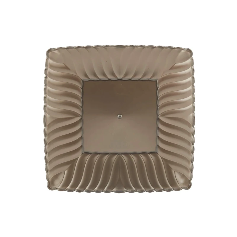 Premium Square Flower Plate 6 Pieces