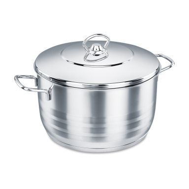 Korkmaz Astra Casserole 8Litre - Stainless Steel - Silver