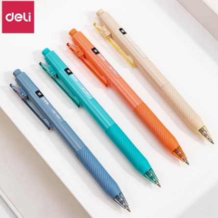 12 PCs/box NS568 Gel Pen Press Bullet 0.5mm Black Full Needle Kawaii Stationery Writing Pen