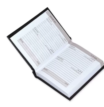 FIS 2023 Pocket Diary Arabic English Vinyl 1 Side Padded Black -FSDI10AE23BK