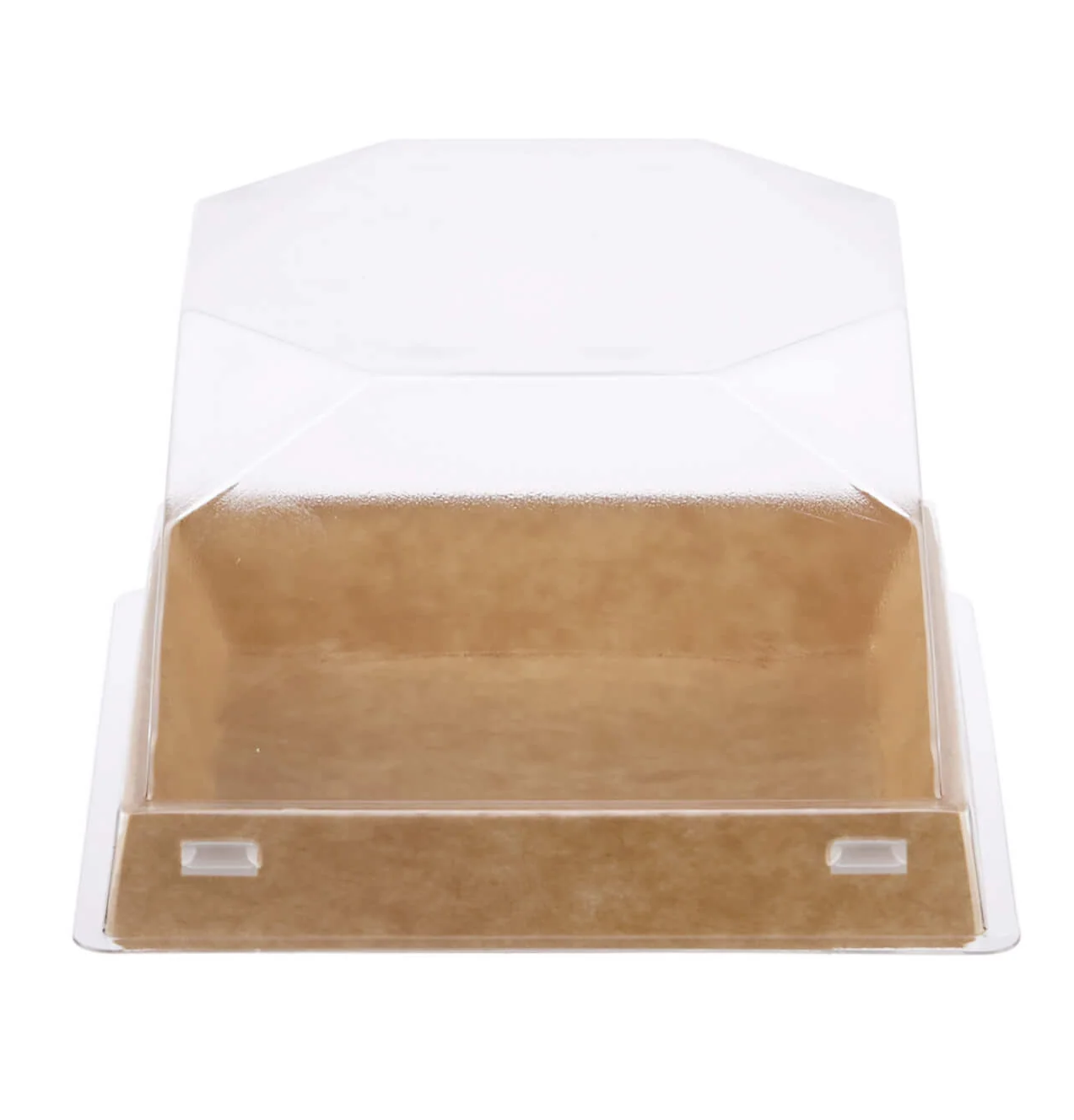 Paper Pastry Containers With Clear Lid(9x9x7.7 Cm)450 Pieces