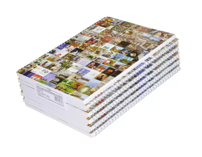 10-Piece FIS Spiral Soft Cover Notebook Single Line A4, 100-Sheets - FSNBA41903S