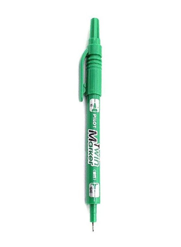 Pilot 12-Piece Twin Marker Pack/Green