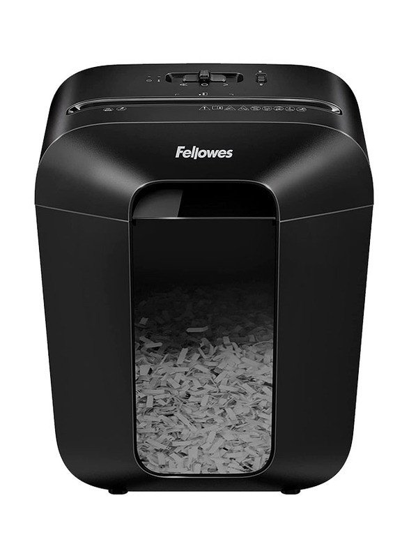 Fellowes LX-50 Light Duty Cross Cut Shredder, Black